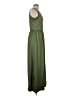 Unbranded Solid Green Casual Dress Size L - photo 4