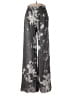 T Party 100% Rayon Floral Silver Casual Pants Size S - photo 1