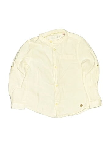 Zara Baby Long Sleeve Button-Down Shirt (view 1)