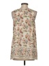 Max Studio 100% Polyester Floral Multi Color Ivory Sleeveless Blouse Size S - photo 2