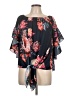 Unbranded Black Short Sleeve Blouse Size L - photo 1