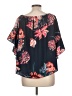Unbranded Black Short Sleeve Blouse Size L - photo 2