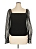 ELOQUII Elements Black Long Sleeve Blouse Size 14 - photo 1