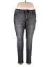 YMI Solid Gray Jeans Size 18 - photo 1