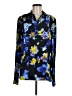 Jigsaw 100% Viscose Blue Long Sleeve Blouse Size 6 - photo 1