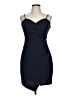 Sequin Hearts Solid Blue Cocktail Dress Size 11 - photo 1