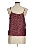 Lush 100% Polyester Burgundy Sleeveless Top Size M - photo 2
