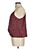 Lush 100% Polyester Burgundy Sleeveless Top Size M - photo 5