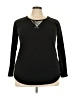A.gain Black Long Sleeve T-Shirt Size 3X - photo 1