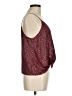 Lush 100% Polyester Burgundy Sleeveless Top Size M - photo 4
