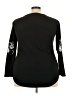 A.gain Black Long Sleeve T-Shirt Size 3X - photo 2