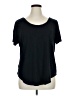 Ambiance Black Short Sleeve Top Size 2X - photo 1