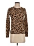 J.Crew 100% Cashmere Animal Print Brown Cashmere Pullover Sweater Size XS - photo 1