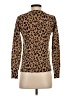 J.Crew 100% Cashmere Animal Print Brown Cashmere Pullover Sweater Size XS - photo 2