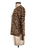 J.Crew 100% Cashmere Animal Print Brown Cashmere Pullover Sweater Size XS - photo 5