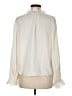 Ann Taylor 100% Polyester Ivory Long Sleeve Blouse Size M - photo 2