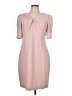 DKNY Solid Pink Cocktail Dress Size 12 - photo 1
