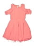 Knit Works 100% Polyester Pink Dress Size 7 - photo 1