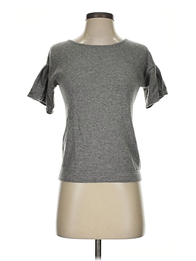 Pre-owned Club Monaco Cardigan Sweater In Gray
