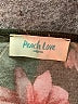 Peach Love Floral Green Black 3/4 Sleeve Blouse Size L - photo 7
