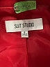 Suit Studio 100% Polyester Red Blazer Size 8 - photo 6