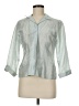 Sigrid Olsen Teal Silver Jacket Size M - photo 1