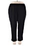 ELOQUII Solid Black Casual Pants Size 22 Plus - photo 1