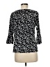MICHAEL Michael Kors Black 3/4 Sleeve Top Size M - photo 2