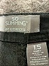 So Slimming by Chico's 100% Cotton Black Jeans Size Med (1.5) - photo 7