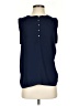 Ann Taylor LOFT 100% Rayon Blue Sleeveless Blouse Size S - photo 1