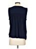 Ann Taylor LOFT 100% Rayon Blue Sleeveless Blouse Size S - photo 2