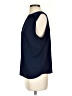 Ann Taylor LOFT 100% Rayon Blue Sleeveless Blouse Size S - photo 5