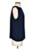 Ann Taylor LOFT 100% Rayon Blue Sleeveless Blouse Size S - photo 4