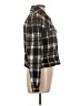 Blank NYC 100% Polyester Plaid Black Brown Jacket Size L - photo 4