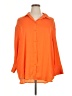 MNG 100% Polyester Orange 3/4 Sleeve Blouse Size XL - photo 1