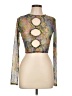 One One Silver Green Long Sleeve Top Size L - photo 1