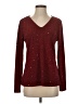 Unbranded 100% Polyester Burgundy Long Sleeve Top Size S - photo 1