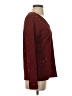 Unbranded 100% Polyester Burgundy Long Sleeve Top Size S - photo 4