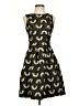 Hunter Bell Graphic Brown Cocktail Dress Size 0 - photo 1