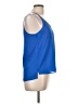 Topshop 100% Polyester Blue Sleeveless Blouse Size 8 - photo 4