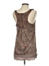 Language 100% Cotton Brown Sleeveless Blouse Size S - photo 2