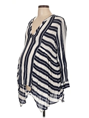 A Pea in the Pod 3/4 Sleeve Blouse (view 1)
