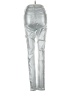 Unbranded Metallic Silver Jeggings Size XS - photo 2