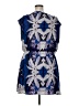 Joe Fresh Print Blue Casual Dress Size XL - photo 2
