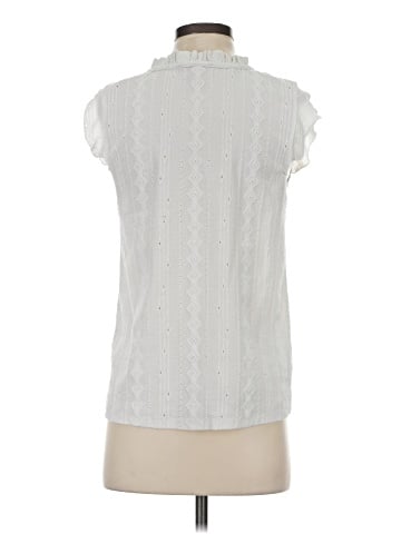 Cable & Gauge Short Sleeve Blouse (view 2)