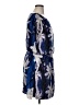 Joe Fresh Print Blue Casual Dress Size XL - photo 4