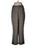 Topshop Plaid Gray Casual Pants Size 6 - photo 1