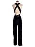 Shein Solid Black Jumpsuit Size 2 - photo 2