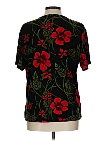 Impressions Short Sleeve Blouse (view 2)