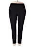 Frank Lyman Design Solid Black Active Pants Size 18 - photo 1